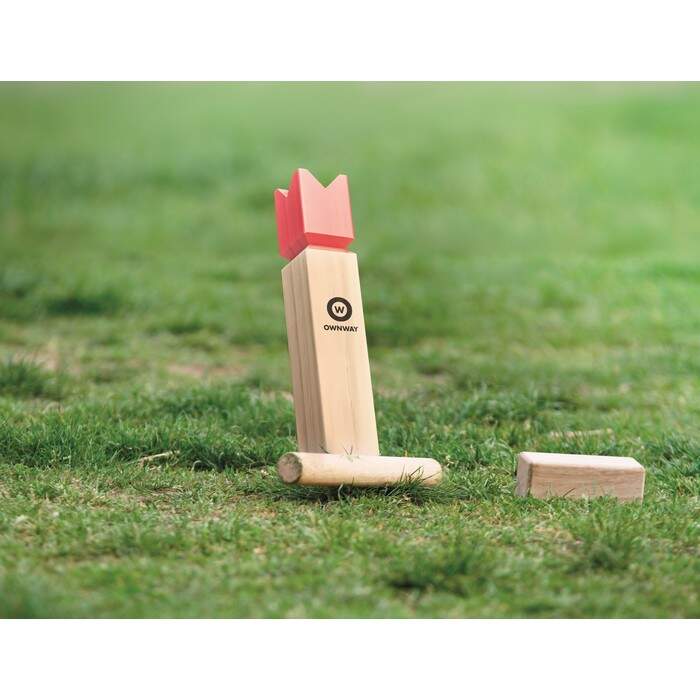 Houten werpspel KING sample