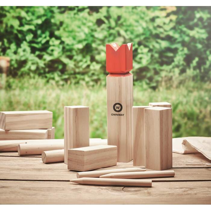 Houten werpspel KING sample