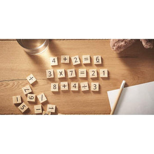 Educatief houten telspel EDUCOUNT beige 3 kleuren zd 3534