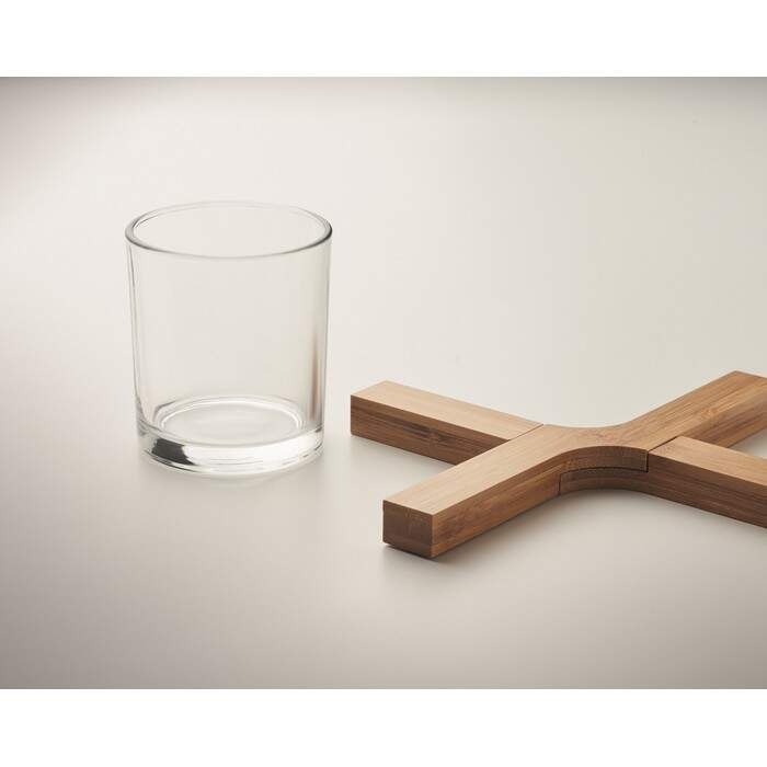 Opvouwbare bamboe onderzetter IMBA sample