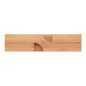 Opvouwbare bamboe onderzetter IMBA hout Graveren 8645