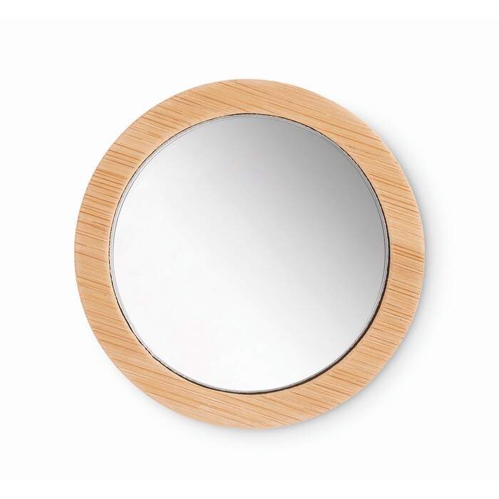 Bamboe make-up spiegel MALAY hout 4 kleuren tp 1243