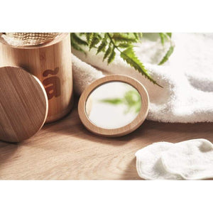 Bamboe make-up spiegel MALAY hout 2 kleuren tp 1241