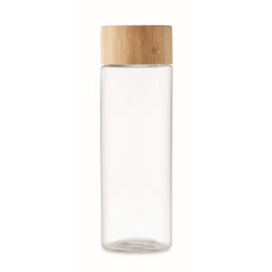 Glazen fles 500ml bamboe dop AMELAND 4488