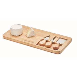 Bamboe kaasplank set GLENAVY 1210