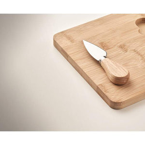 Bamboe kaasplank met mes DARFIELD 1203