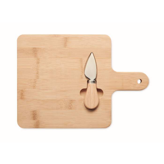 Bamboe kaasplank met mes DARFIELD 1204