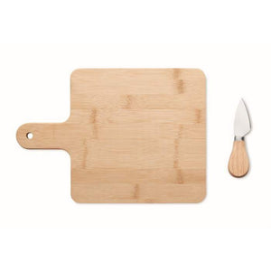 Bamboe kaasplank met mes DARFIELD 1206