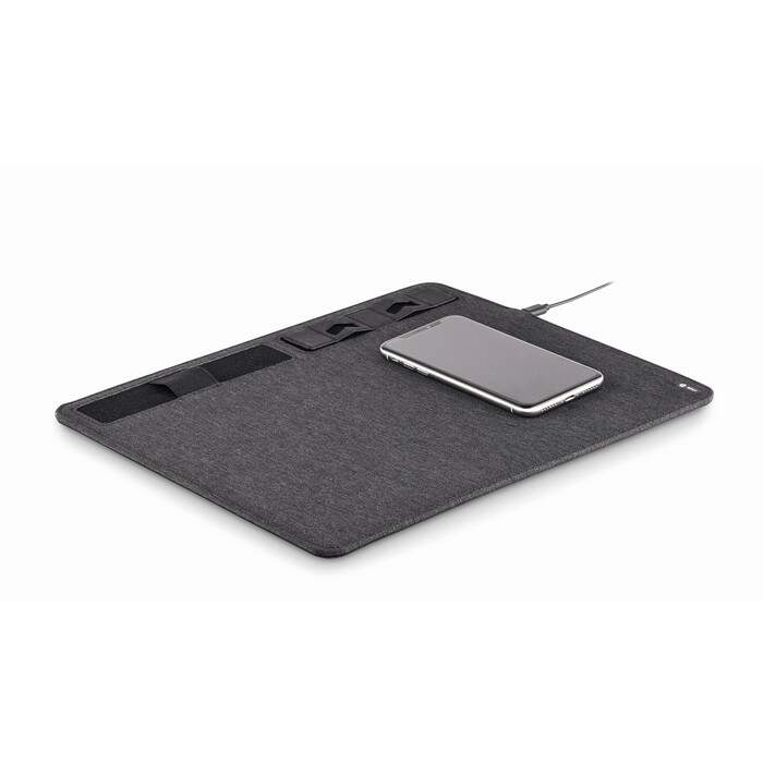 RPET muismat 10W oplader SUPERPAD sample