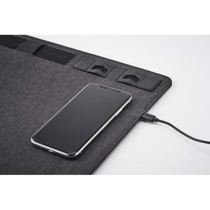 RPET muismat 10W oplader SUPERPAD sample