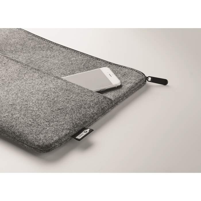 RPET vilten laptoptas TOPLO sample