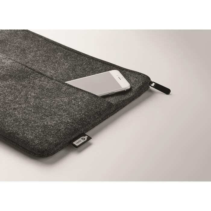 RPET vilten laptoptas TOPLO sample