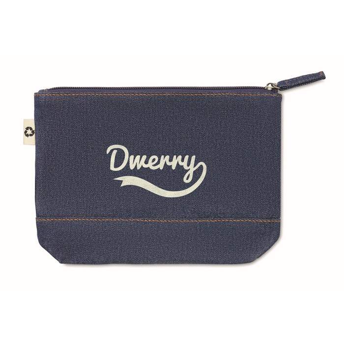 Gerecycled denim toilettasje STYLE POUCH sample