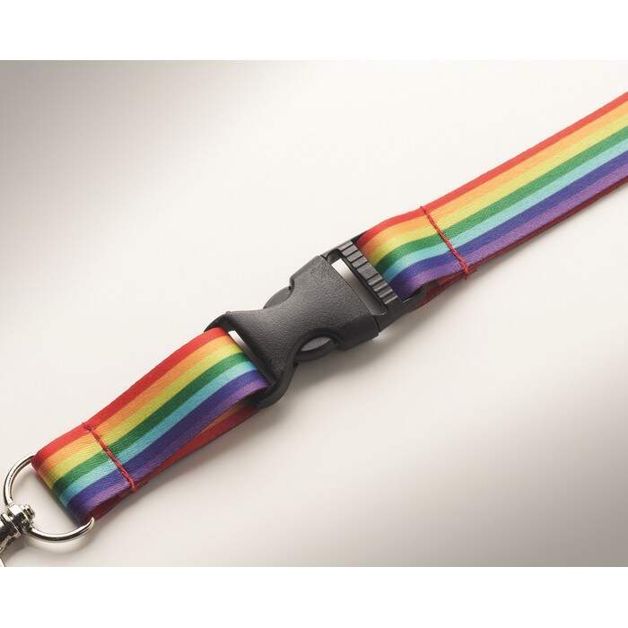 Regenboog RPET sleutelkoord BOWYARD 9800