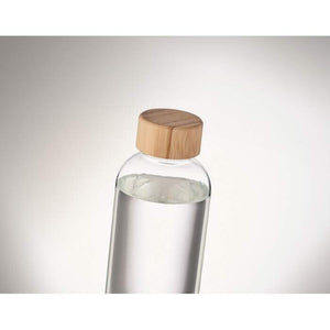 Glazen drinkfles bamboe dop FRISIAN 4471