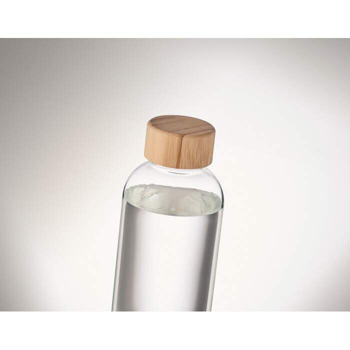 Glazen drinkfles bamboe dop FRISIAN 4471