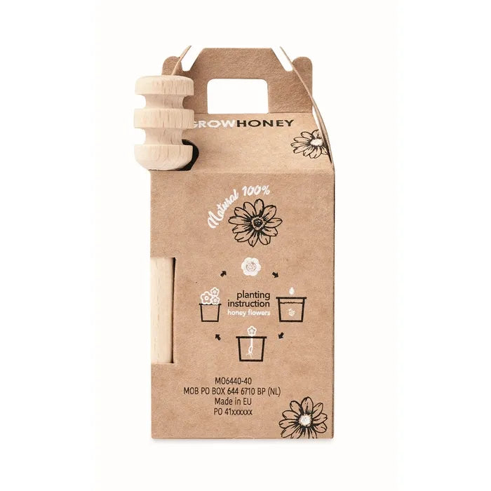 Wilde bloemenhoning pot set DAUBER  4