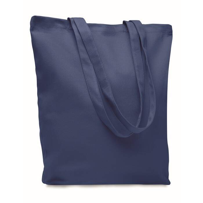 Stevige canvas boodschappentas RASSA COLOURED zwart 3 kleuren zd 11933