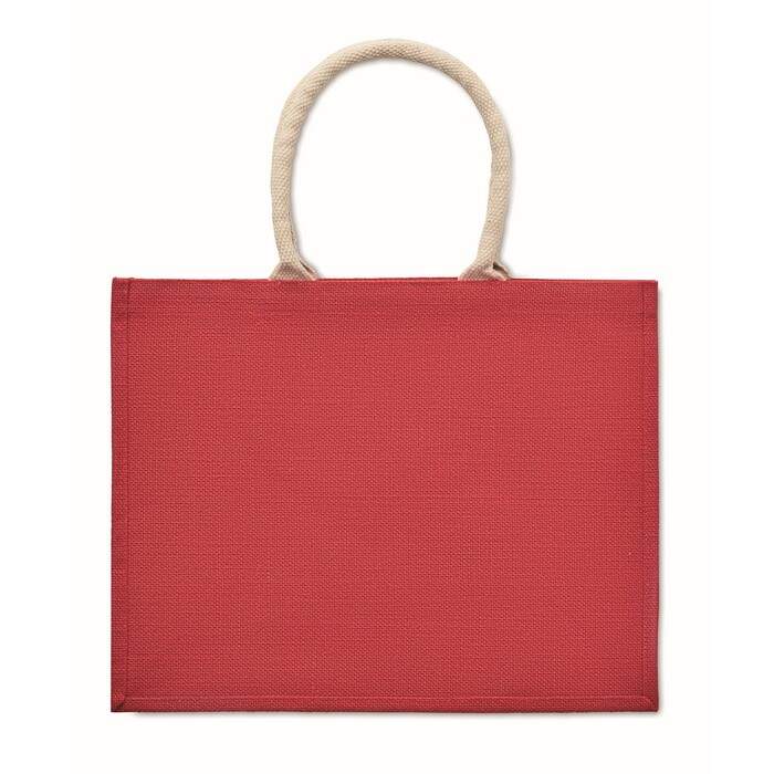 Jute tas met katoenen hengsels AURA sample