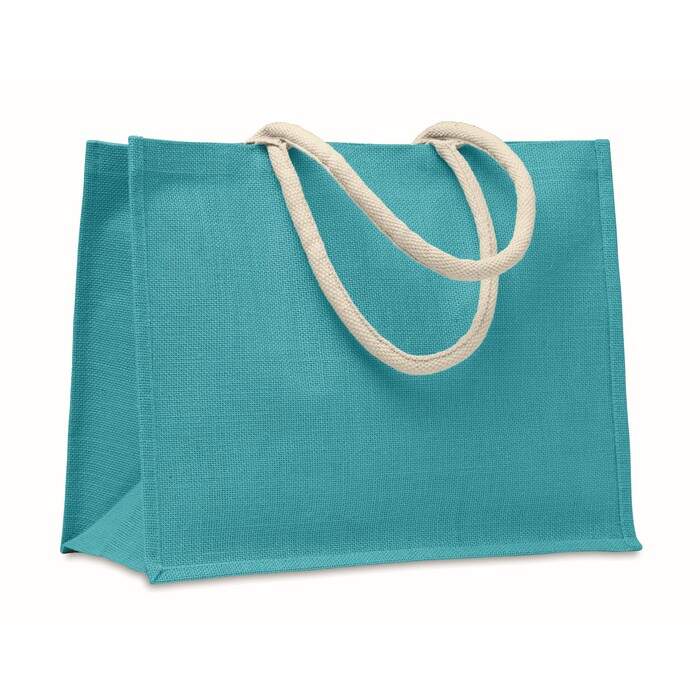 Jute tas met katoenen hengsels AURA sample