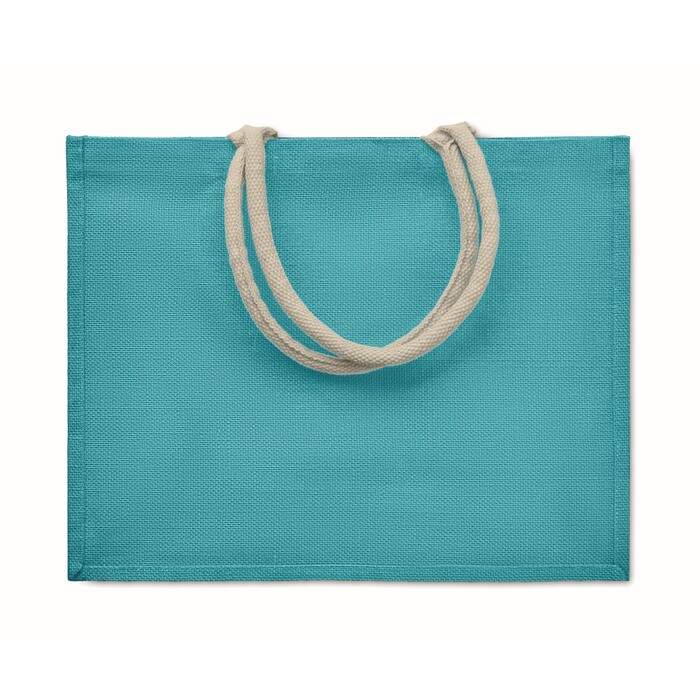 Jute tas met katoenen hengsels AURA sample