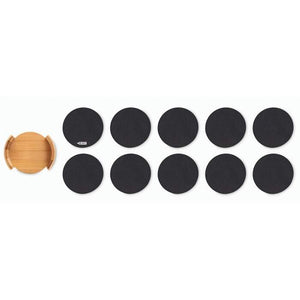 RPET onderzetters BAHIA hout Graveren 10165