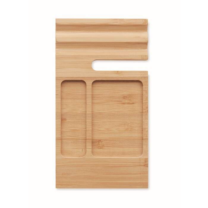 Bamboe bureautelefoonhouder TREVIS hout 4 kleuren tp 1197