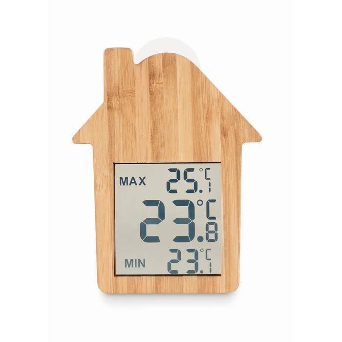 Bamboe weerstation HISA hout 4 kleuren tp 1287