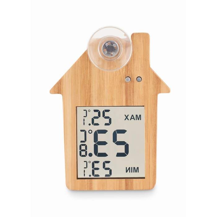 Bamboe weerstation HISA hout Graveren 1288