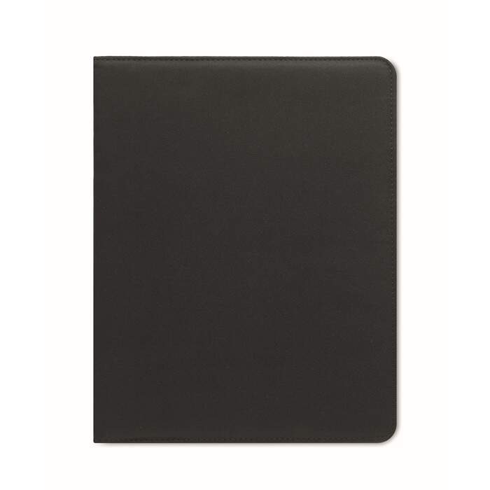 300D RPET A4 portfolio CASOVE zwart 2 kleuren zd 101
