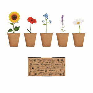 Bloemen kweekset FLOWERS bedrukken