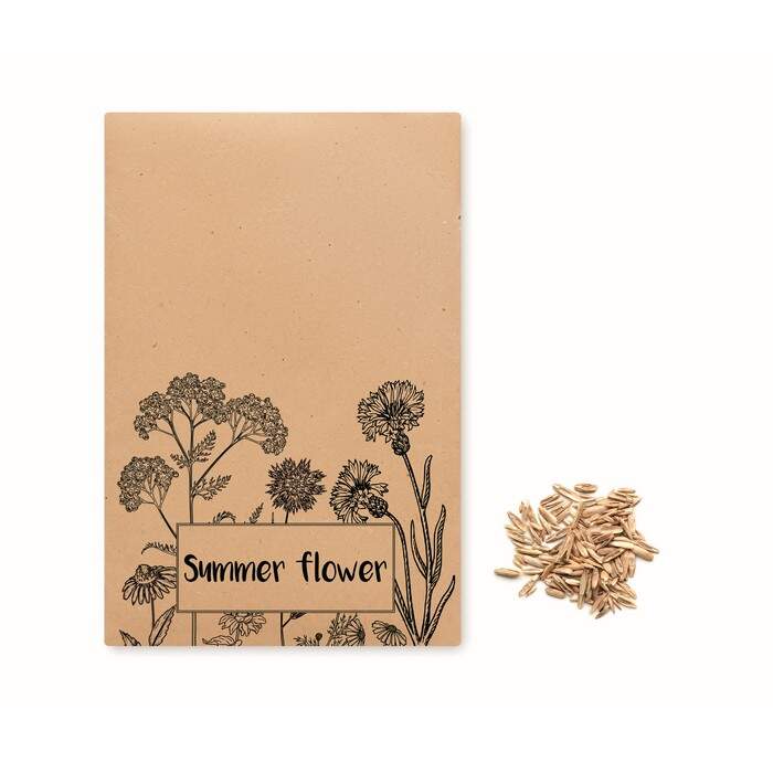 Bloemenzaadjes in envelop SEEDLOPE bedrukken