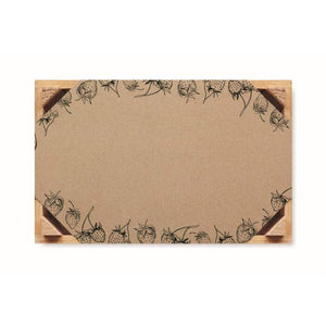 Aardbeienpakket in houten krat STRAWBERRY hout 3 kleuren zd 492