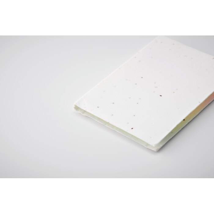Zaadpapier met blokje VISON SEED wit 3 kleuren tp 13455