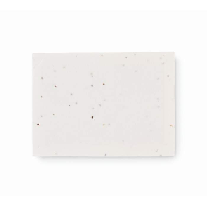 Zaadpapier met blokje VISON SEED wit 4 kleuren tp 13456