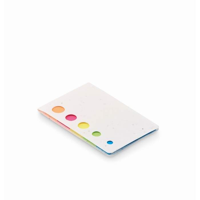 Zaadpapier pagemarkers MEMO SEED wit 2 kleuren tp 13460