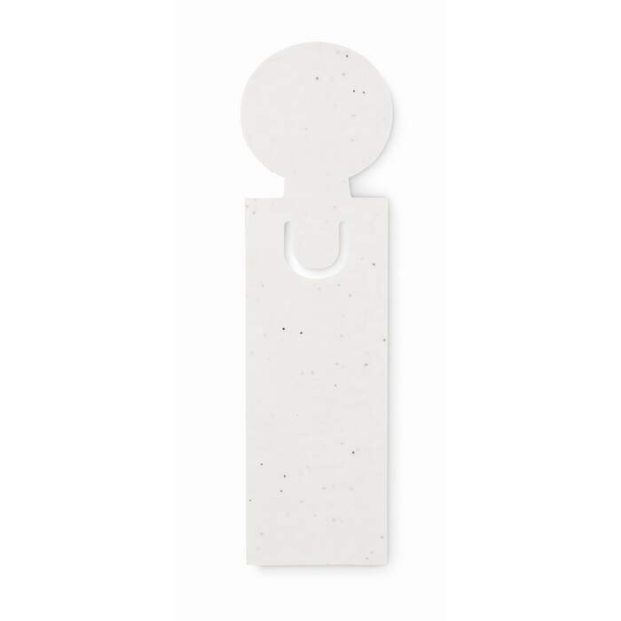 Zaadpapier boekenlegger IDEA SEED wit onbedrukt 13443