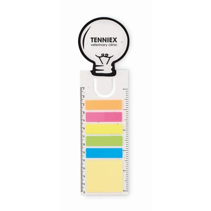 Zaadpapier boekenlegger IDEA SEED wit 3 kleuren tp 13441