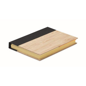 Bamboe sticky notes set VISIONBAM zwart onbedrukt 1270