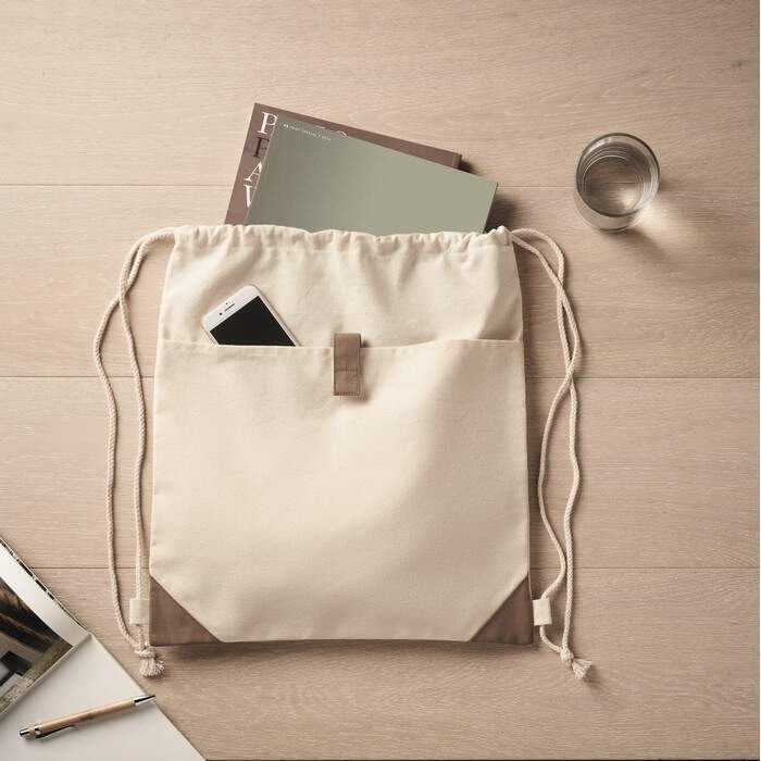 Trekkoord rugzak PANDA BAG sample