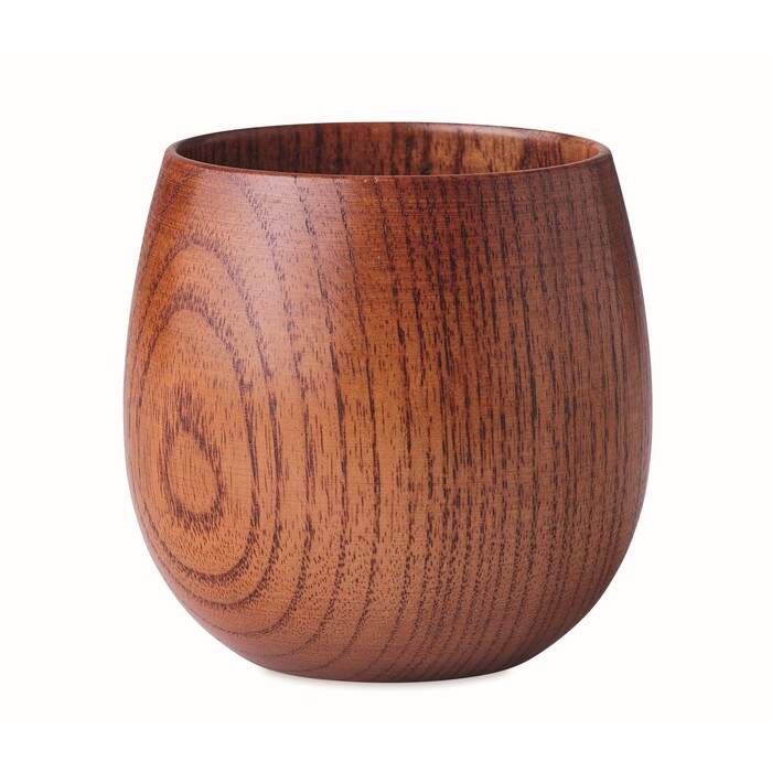 Eikenhouten beker 250 ml OVALIS sample