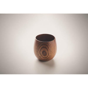 Eikenhouten beker 250 ml OVALIS hout onbedrukt 3558
