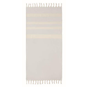 Hamman handdoek 140 gr/m&sup2; AGOURA blauw onbedrukt 4822