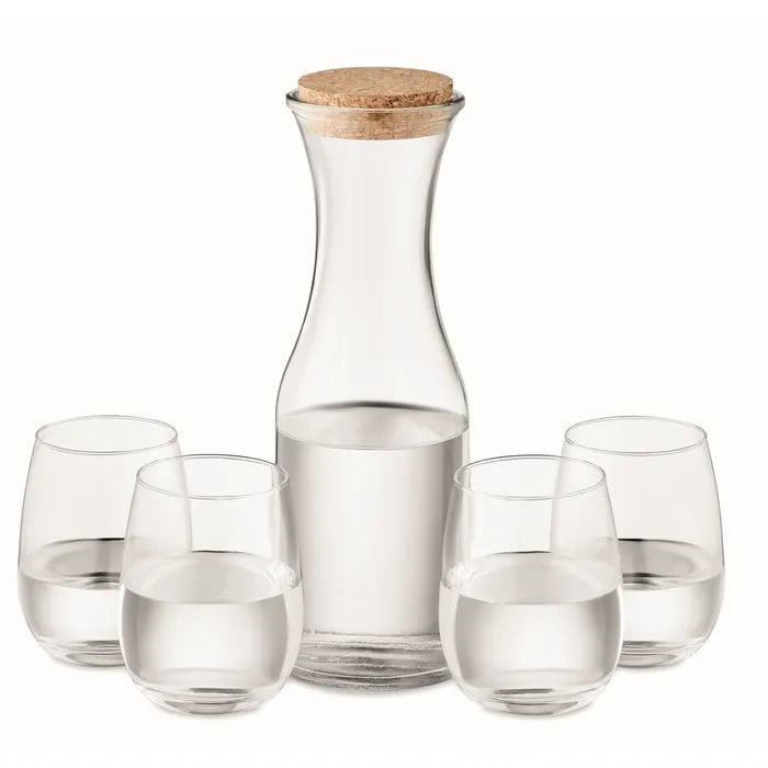 Drankenset gerecycled glas PICCADILLY bedrukken