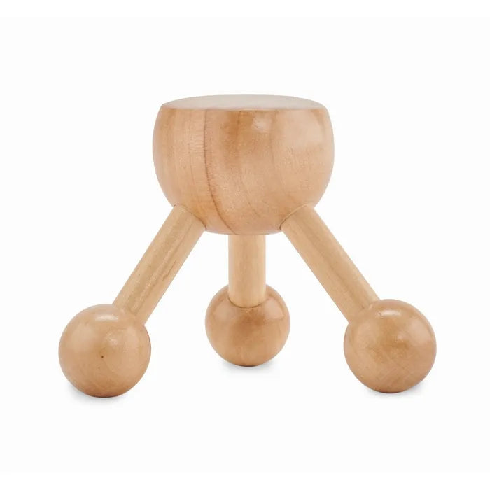 Houten handmassage apparaat ASSA  met opdruk