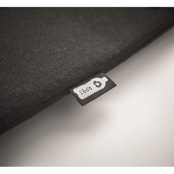 RPET vilt laptop tas met rits sample