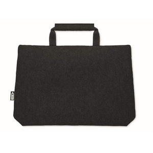 RPET vilt laptop tas met rits donkergrijs 4 kleuren tp 10235