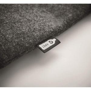 RPET vilt laptop tas met rits zwart 3 kleuren tp 10243
