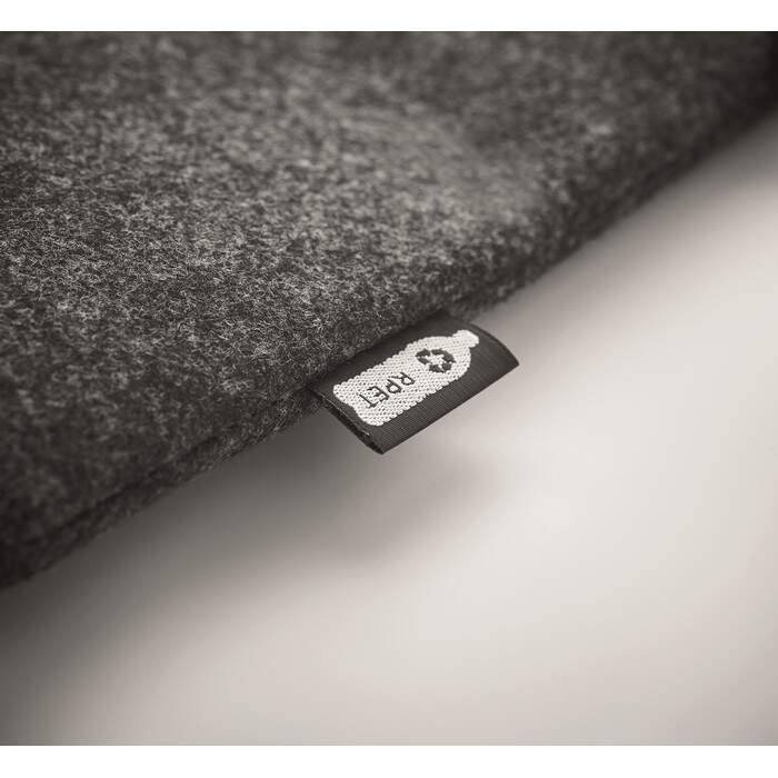 RPET vilt laptop tas met rits sample