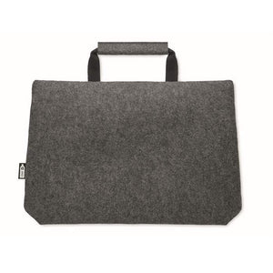 RPET vilt laptop tas met rits zwart 2 kleuren tp 10242